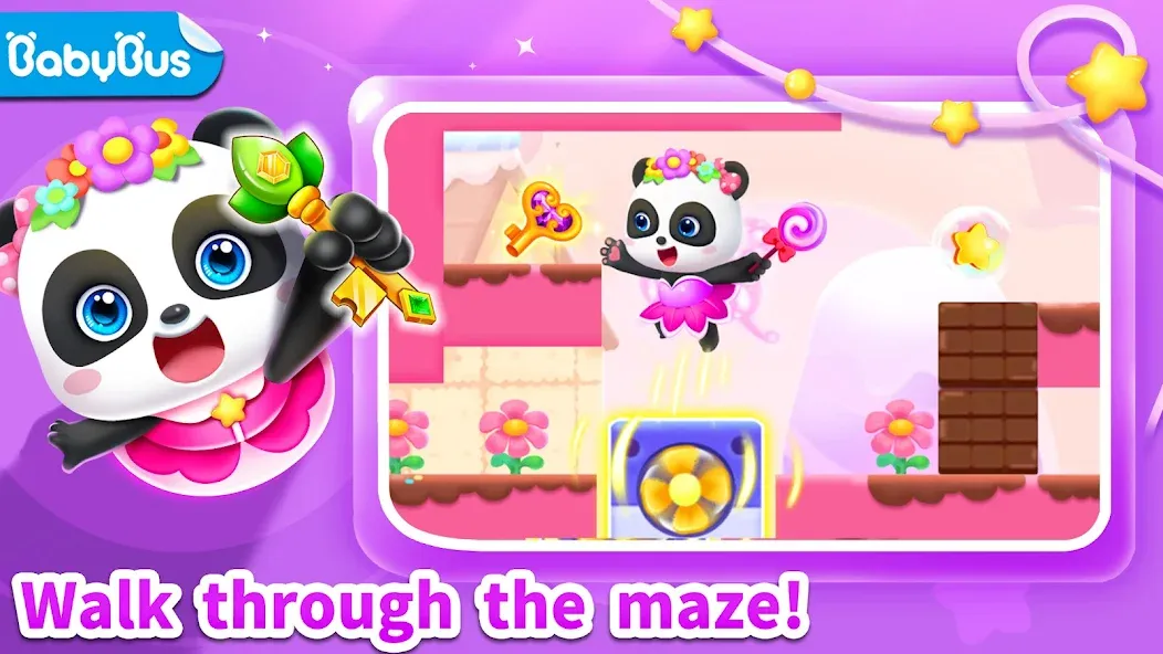 Little Panda’s Jewel Adventure [MOD: безлимитные монеты и все уровни открыты] Screenshot 1