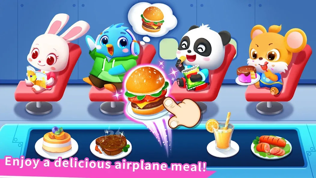 Baby Panda's Airport [MOD: без рекламы и открыты все самолеты] Screenshot 2