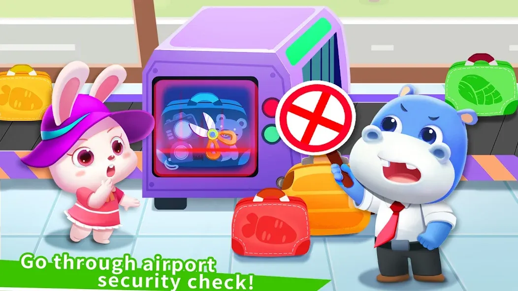 Baby Panda's Airport [MOD: без рекламы и открыты все самолеты] Screenshot 3