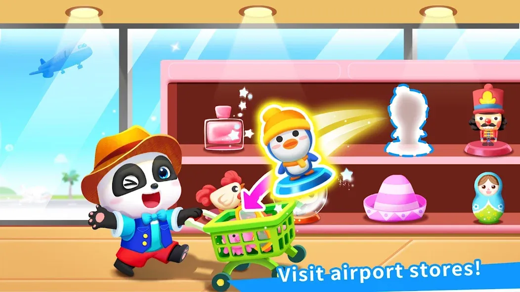 Baby Panda's Airport [MOD: без рекламы и открыты все самолеты] Screenshot 5