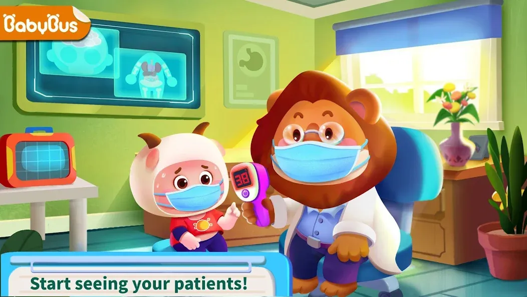 Baby Panda's Hospital Care [MOD: безлимитные деньги и все процедуры открыты] Screenshot 1