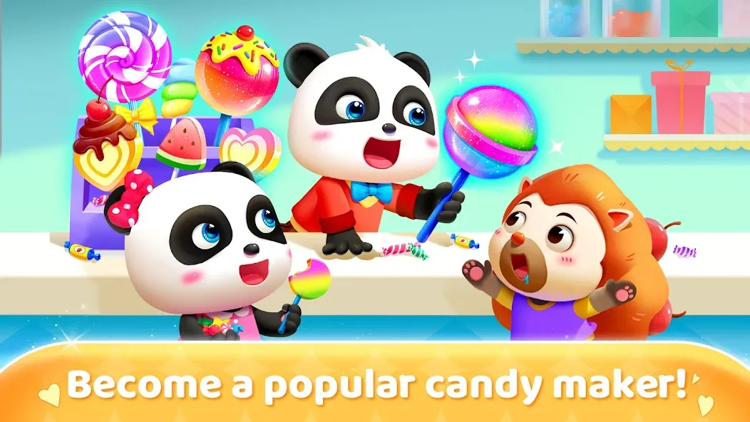 Little Panda's Candy Shop [MOD: много монет и без рекламы] Screenshot 5