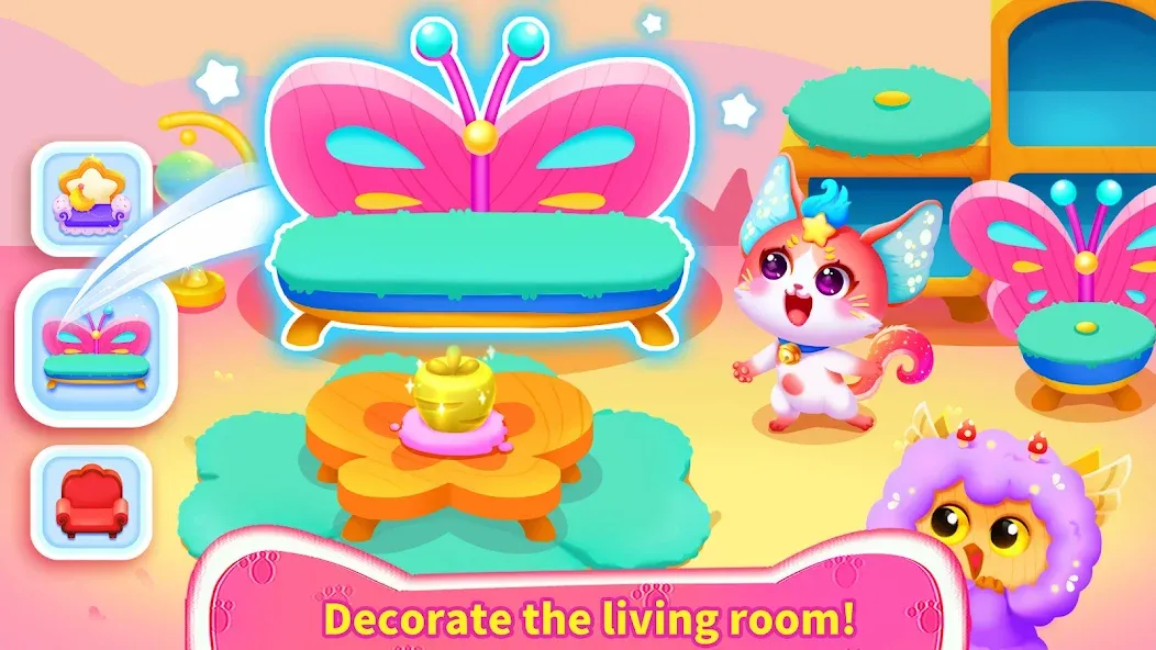 Little Panda's Cat Game [MOD: безлимитные монеты и разблокированы все уровни] Screenshot 4