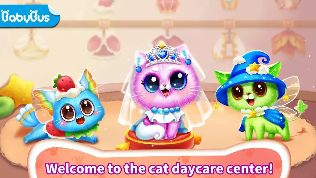 Little Panda: Baby Cat Daycare [MOD: безлимитные деньги и все питомцы] Screenshot 1