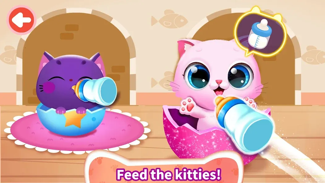 Little Panda: Baby Cat Daycare [MOD: безлимитные деньги и все питомцы] Screenshot 3
