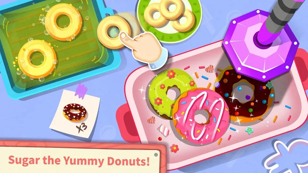Baby Panda’s Summer: Café [MOD: безлимитные деньги и все рецепты] Screenshot 2