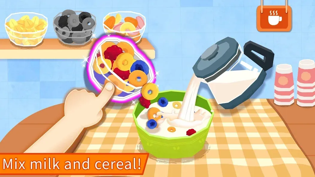 Baby Panda's Breakfast Cooking [MOD: без рекламы и открыты все рецепты] Screenshot 2