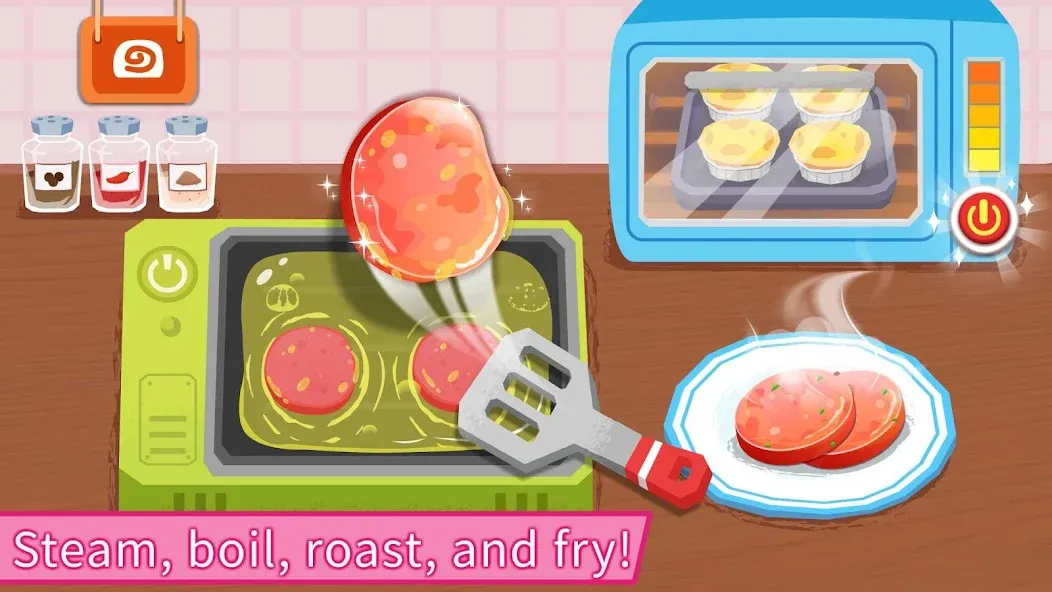 Baby Panda's Breakfast Cooking [MOD: без рекламы и открыты все рецепты] Screenshot 3