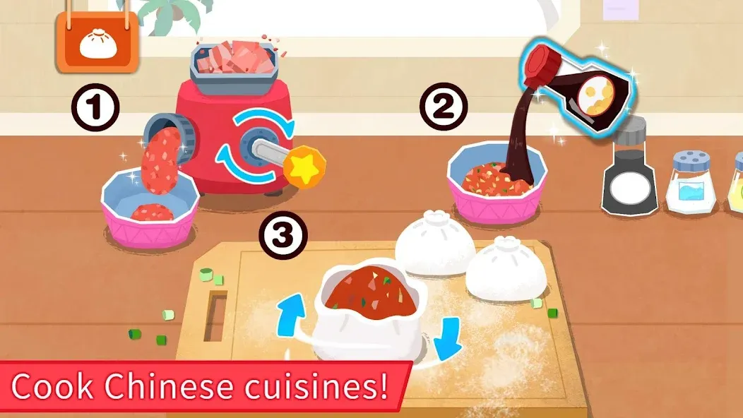 Baby Panda's Breakfast Cooking [MOD: без рекламы и открыты все рецепты] Screenshot 4