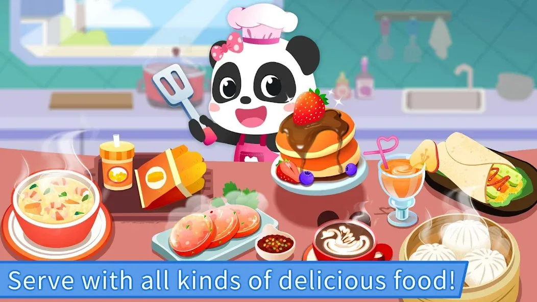Baby Panda's Breakfast Cooking [MOD: без рекламы и открыты все рецепты] Screenshot 5