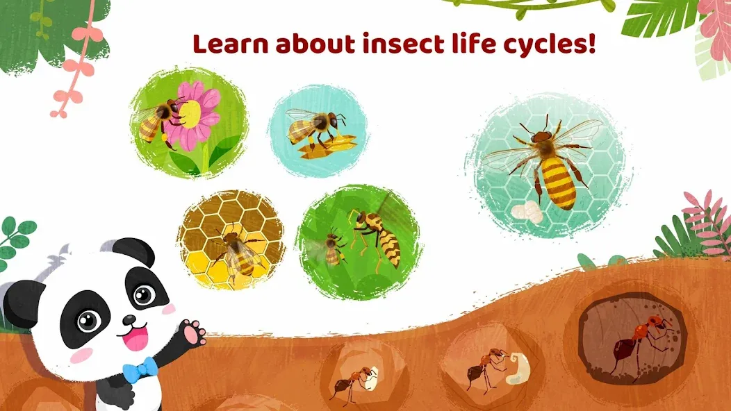 Little Panda's Insect World [MOD: все насекомые разблокированы] Screenshot 4