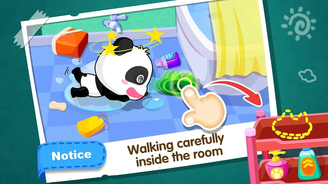 Baby Panda Home Safety [MOD: все уровни и предметы открыты] Screenshot 4