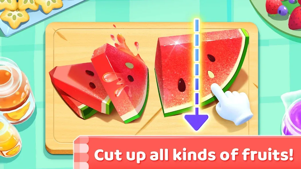 Little Panda's Ice Cream Games [MOD: много мороженого и открыты все уровни] Screenshot 3