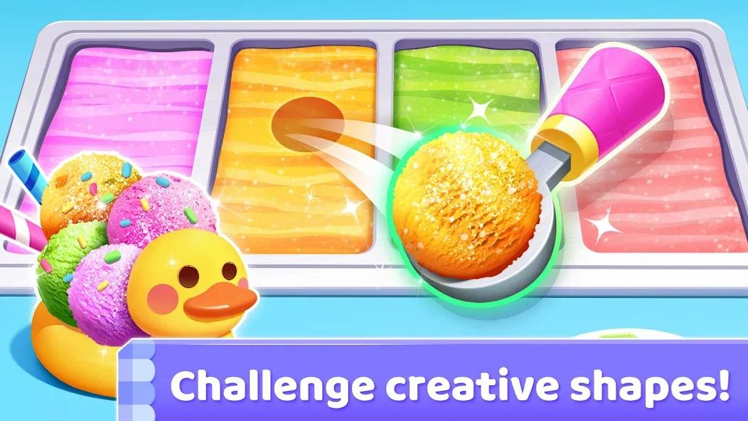 Little Panda's Ice Cream Games [MOD: много мороженого и открыты все уровни] Screenshot 5