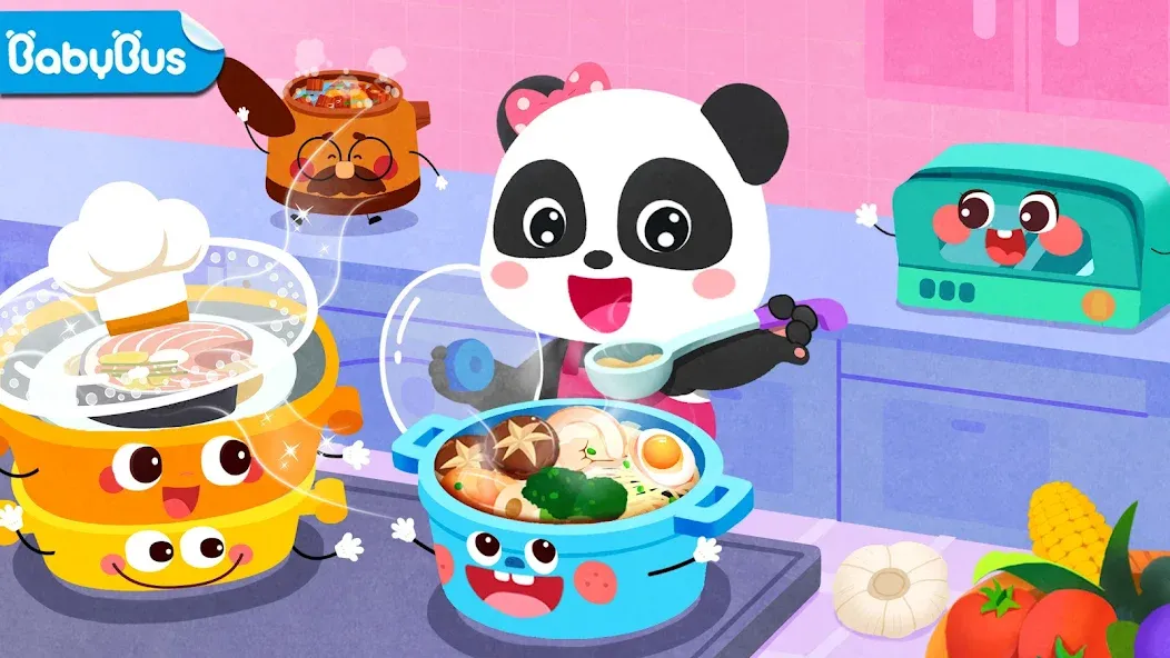 Baby Panda's Kitchen Party [MOD: безлимитные монеты и открыты все рецепты] Screenshot 1