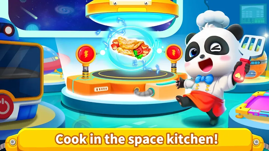 Little Panda's Space Kitchen [MOD: безлимитные деньги и все рецепты открыты] Screenshot 5