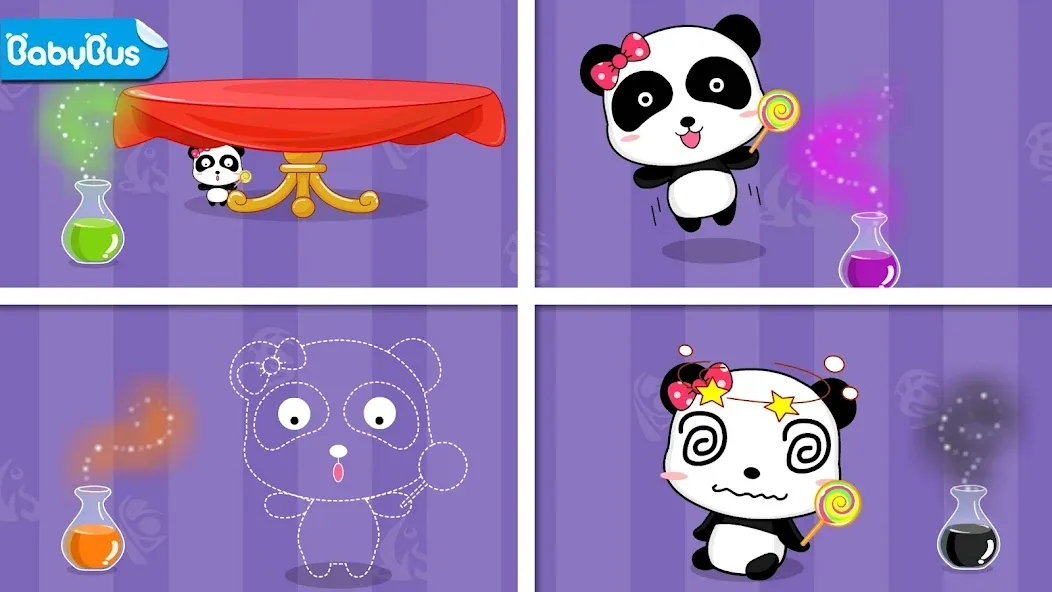 Baby Panda's Color Mixing [MOD: открыты все цвета и нет рекламы] Screenshot 1
