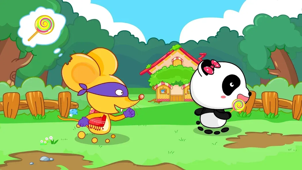 Baby Panda's Color Mixing [MOD: открыты все цвета и нет рекламы] Screenshot 4