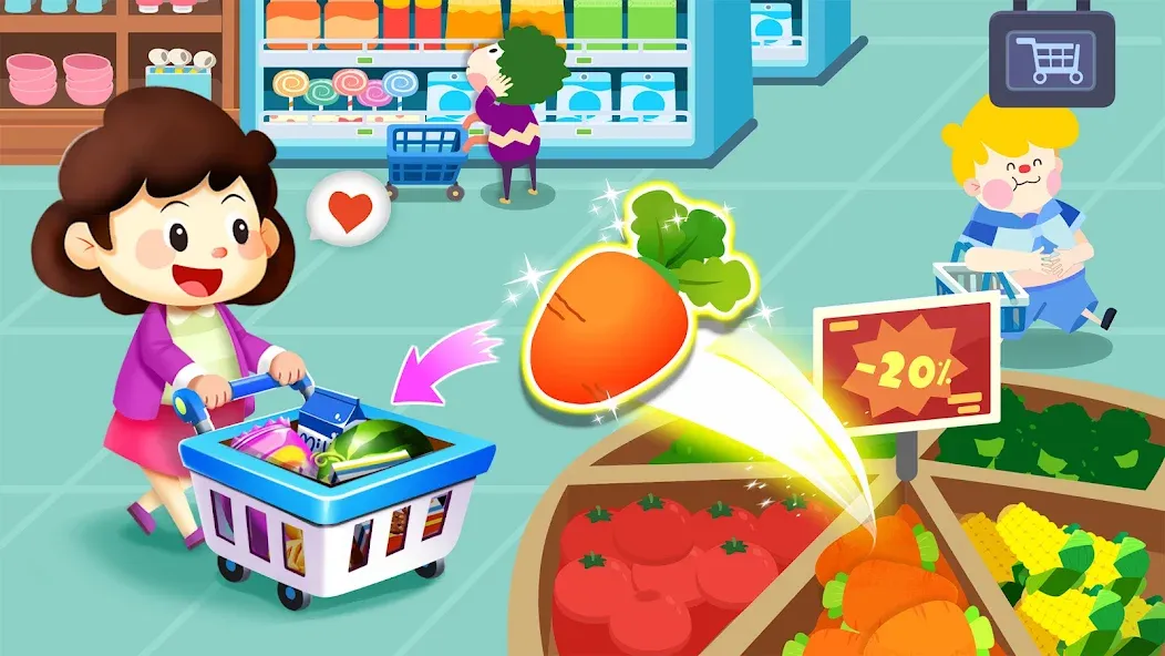 Little Panda's Town: Mall [MOD: разблокированы все магазины и локации] Screenshot 4