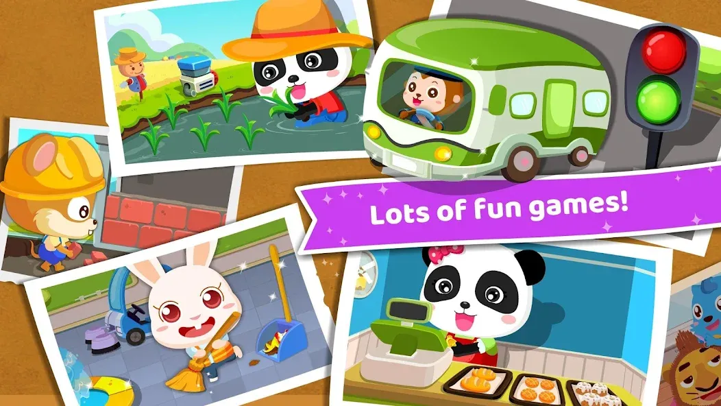 Baby Panda's Dream Job [MOD: открыты все профессии и уровни] Screenshot 4