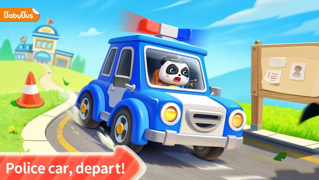 Little Panda Policeman [MOD: без рекламы и открыты все уровни] Screenshot 1