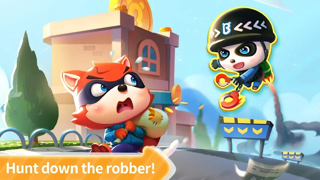 Little Panda Policeman [MOD: без рекламы и открыты все уровни] Screenshot 2