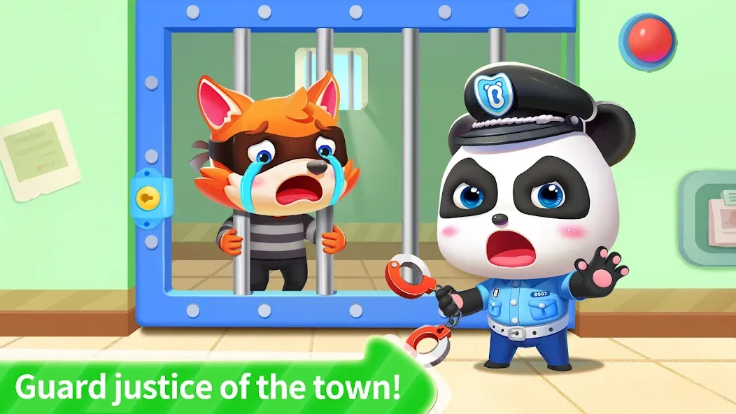 Little Panda Policeman [MOD: без рекламы и открыты все уровни] Screenshot 5