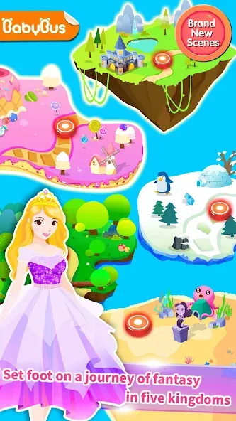 Little Panda Princess Dressup [MOD: разблокированы все наряды и аксессуары] Screenshot 1