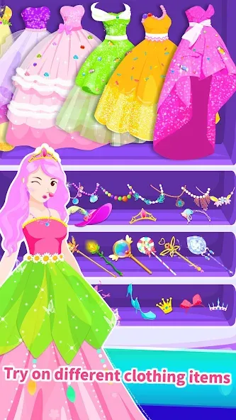 Little Panda Princess Dressup [MOD: разблокированы все наряды и аксессуары] Screenshot 2