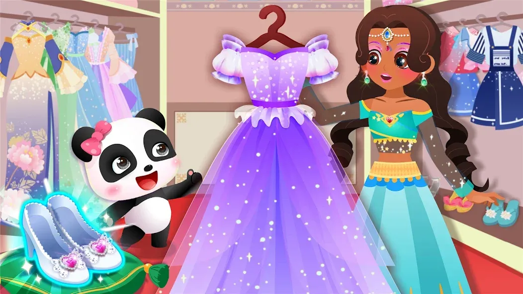 Little Panda: Princess Makeup [MOD: открыты все наряды и аксессуары] Screenshot 4