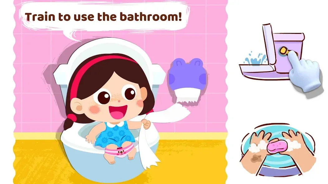 Baby Panda's Daily Habits [MOD: все привычки доступны без ограничений] Screenshot 4