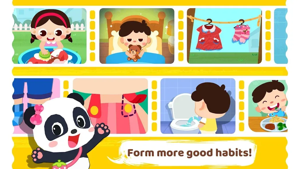 Baby Panda's Daily Habits [MOD: все привычки доступны без ограничений] Screenshot 5