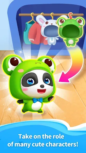Talking Baby Panda-Virtual Pet [MOD: безлимитные деньги и все предметы] Screenshot 2