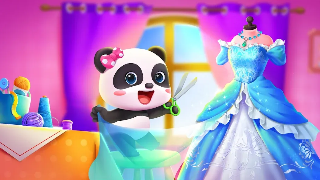Baby Panda's Fashion Dress Up [MOD: безлимитные монеты и все наряды открыты] Screenshot 1