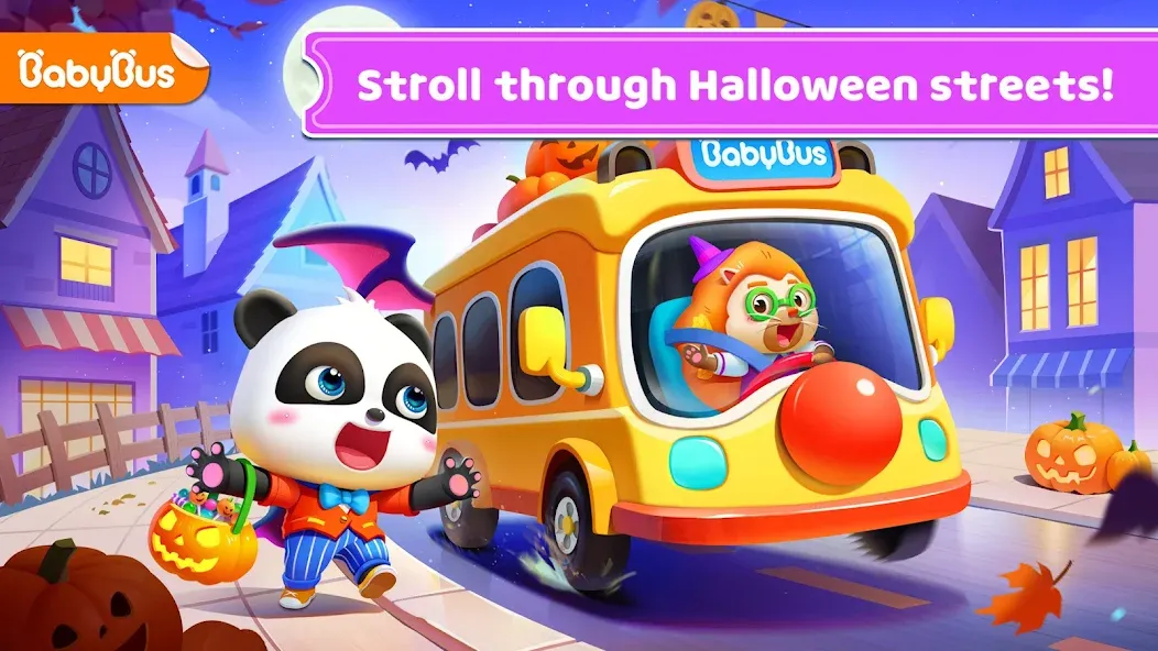 Baby Panda's School Bus [MOD: безлимитные деньги и открыты все уровни] Screenshot 1