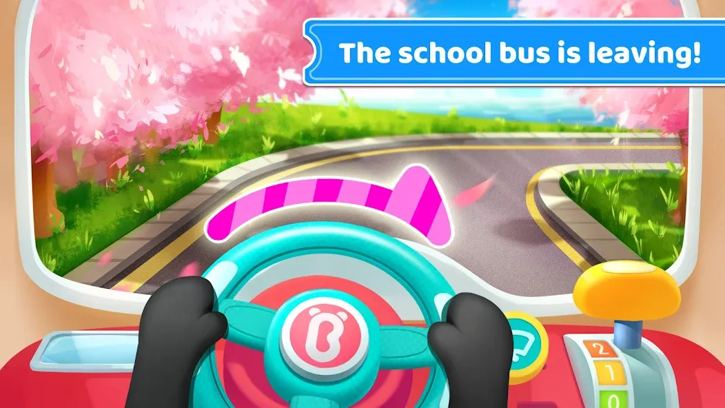 Baby Panda's School Bus [MOD: безлимитные деньги и открыты все уровни] Screenshot 2