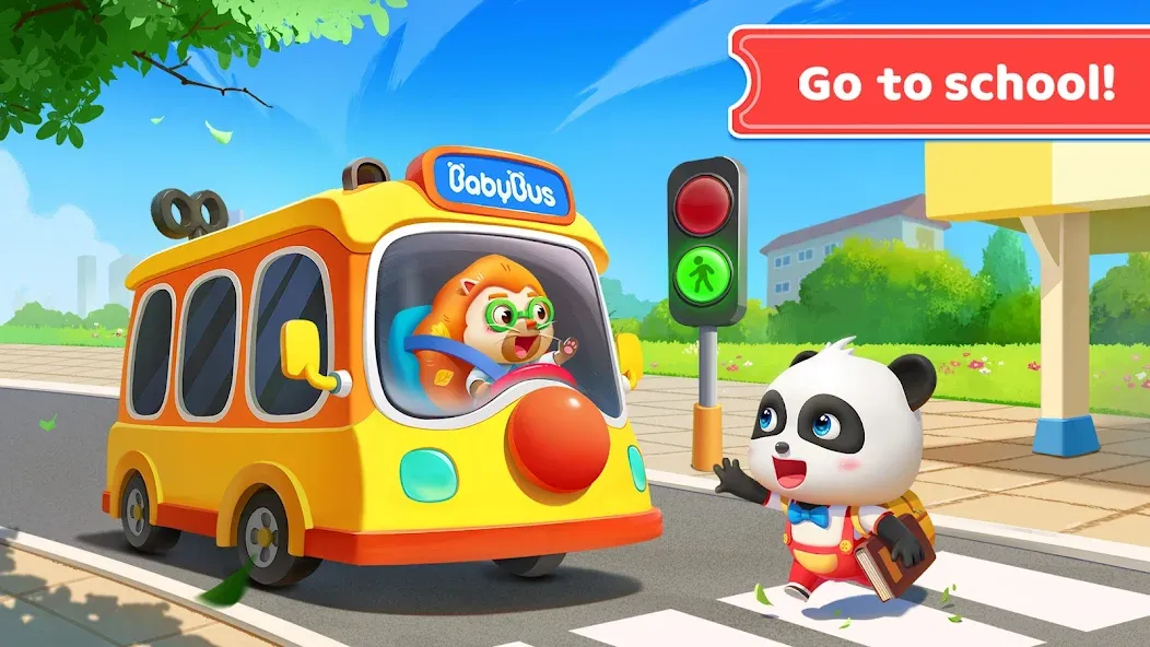 Baby Panda's School Bus [MOD: безлимитные деньги и открыты все уровни] Screenshot 4