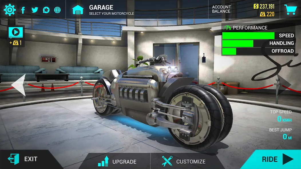 Ultimate Motorcycle Simulator [MOD: безлимитные деньги и все мотоциклы открыты] Screenshot 2