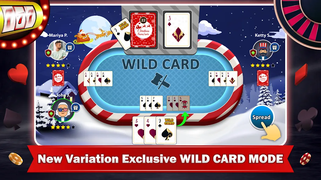 Tonk Multiplayer Card Game [MOD: безлимитные монеты и усиленные карты] Screenshot 4