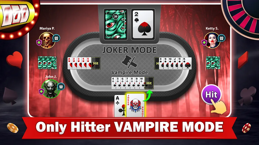 Tonk Multiplayer Card Game [MOD: безлимитные монеты и усиленные карты] Screenshot 5