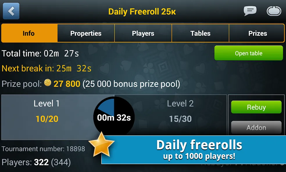 Jag Poker HD [MOD: безлимитные фишки и открыты все столы] Screenshot 4