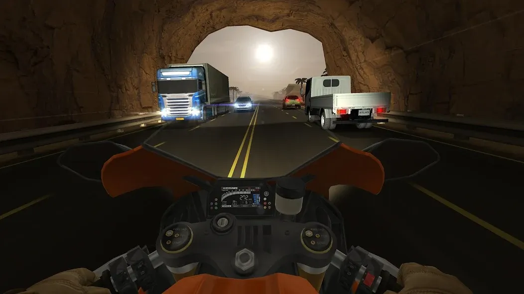 Traffic Rider [MOD: безлимитные деньги и все мотоциклы] Screenshot 4
