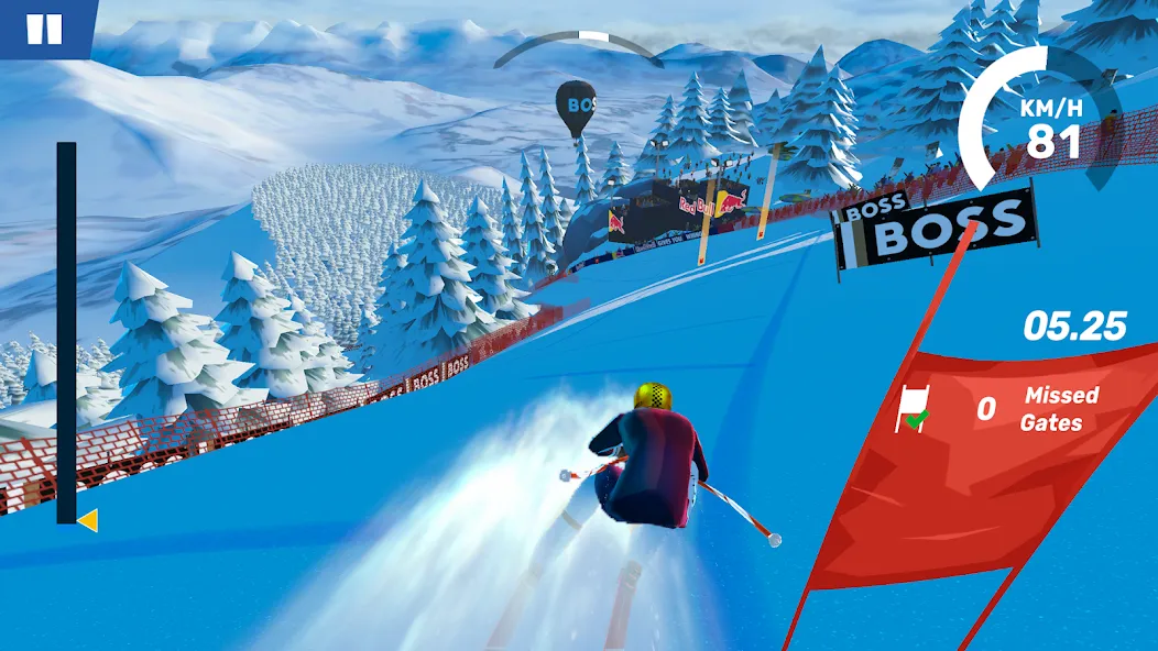 Ski Challenge [MOD: безлимитные деньги и все трассы открыты] Screenshot 2