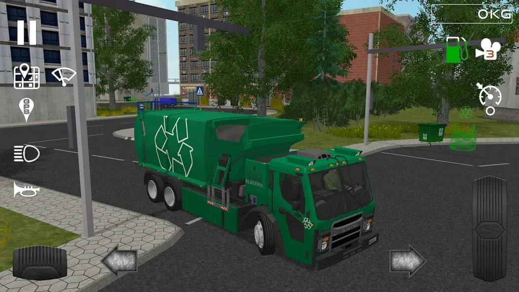 Trash Truck Simulator [MOD: безлимитные деньги и всё открыто] Screenshot 2