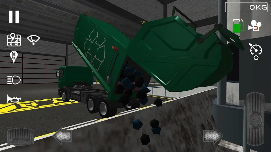 Trash Truck Simulator [MOD: безлимитные деньги и всё открыто] Screenshot 3