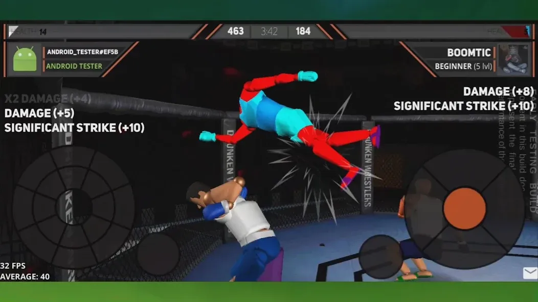 Drunken Wrestlers 2 [MOD: разблокированы все бойцы и арены] Screenshot 2