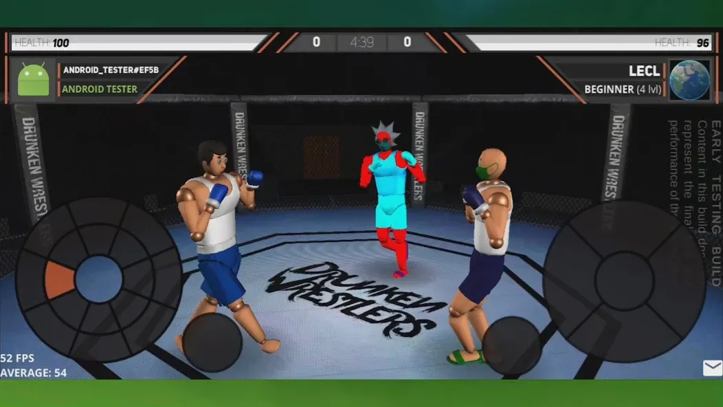 Drunken Wrestlers 2 [MOD: разблокированы все бойцы и арены] Screenshot 3