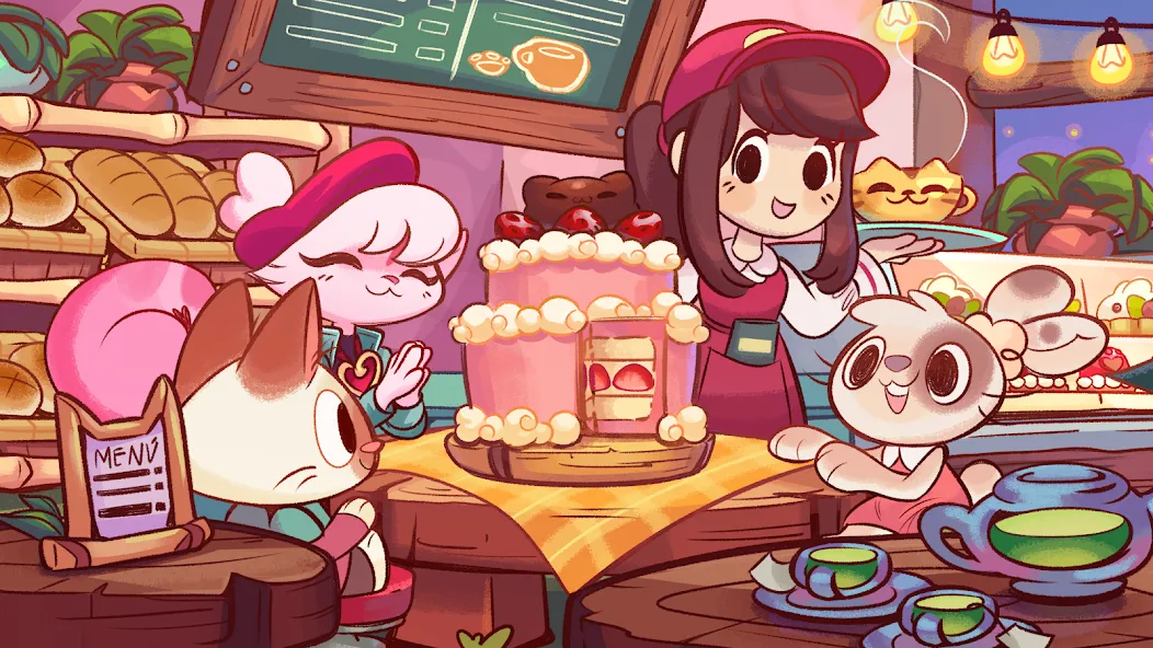 Campfire Cat Cafe [MOD: много денег и ресурсов] Screenshot 1