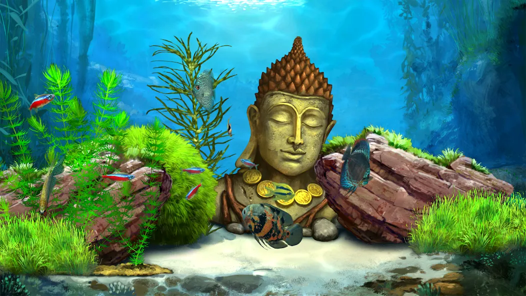 Aquantika [MOD: неограниченные ресурсы и премиум-улучшения] Screenshot 1