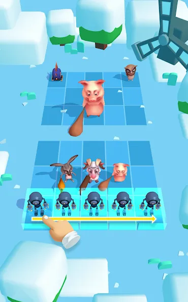 Animal Merge - Evolution Games [MOD: безлимитные деньги и все животные открыты] Screenshot 2